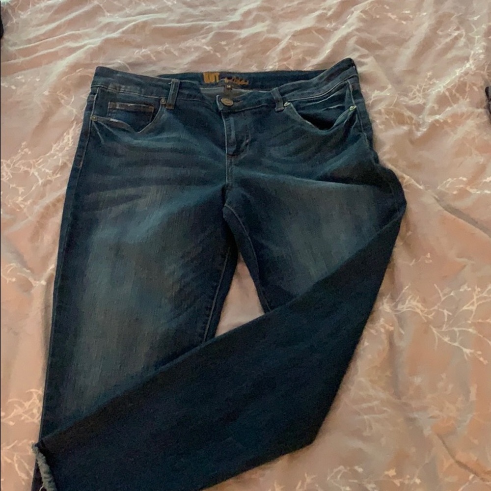 Kut from the Kloth Frayed Hem Jeans